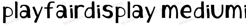playfairdisplay mediumitalie字体转换